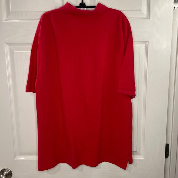 Vintage Antigua Sport Atlanta Falcons Polo Shirt Men's Size XL Pique Cotton Red - Picture 3 of 8